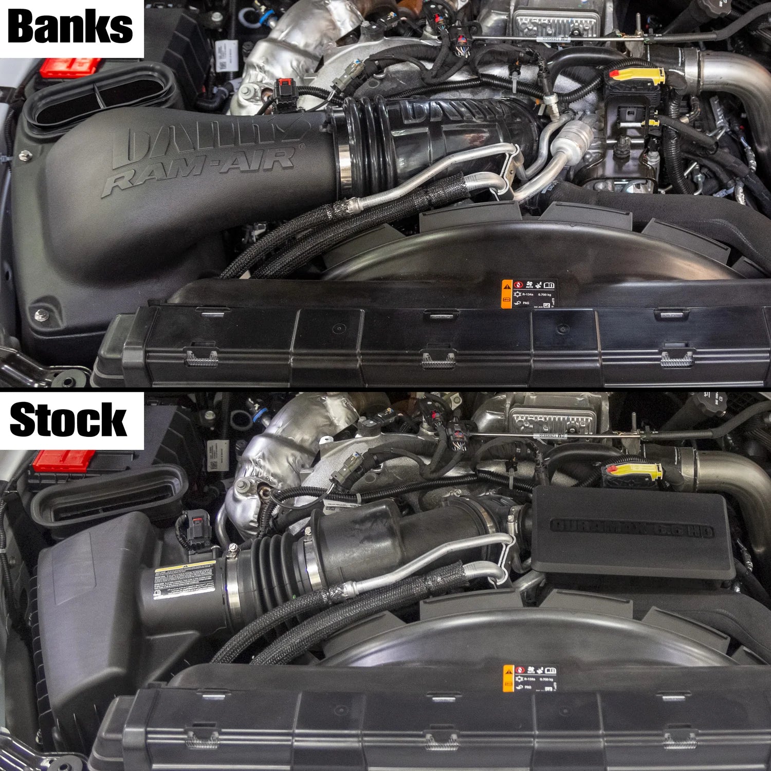 2025-26 Chevy/GMC 2500/3500 6.6L Duramax, L5P Big-Ass Oiled or Dry Filter, Cold Air Intake System