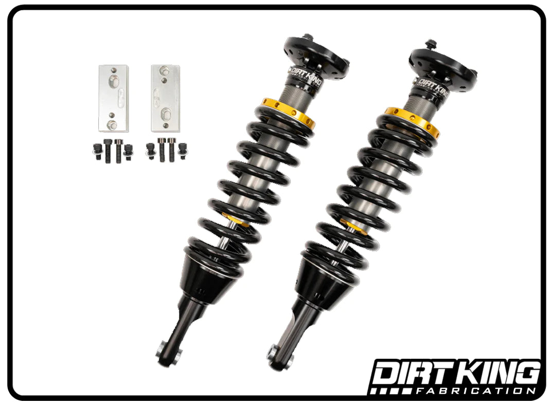 03-23 4Runner Dirt King 2.0 IFP Coilovers Display of included Parts