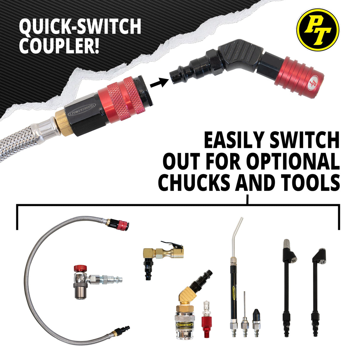 Rubicon RED - 60 psi Digital Ventoso™ Modular Tire Inflator Gauge