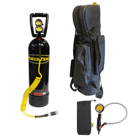 15 lb. Track Pack Power Tank | Gloss Black | HP250i Regulator