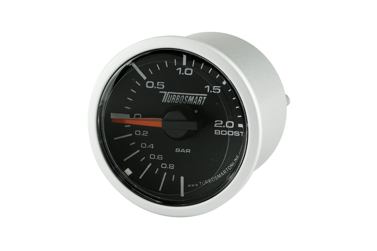 Boost Gauge 0-2 BAR 52mm – 2-1/16″ Front View
