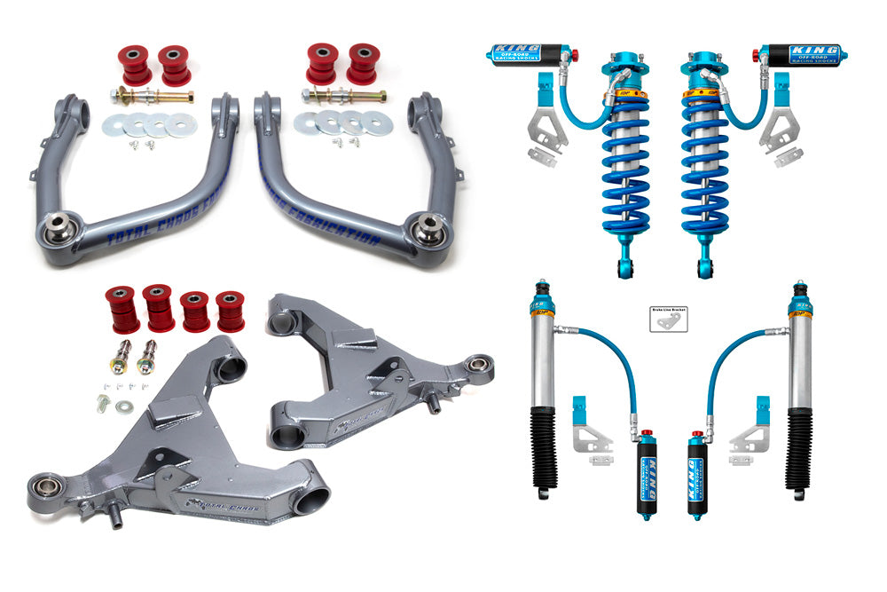MID TRAVEL LIFT KIT W/ FRONT & REAR 3.0 INCH DIAMETER ADJUSTABLE KING SHOCKS - 3RD GEN TUNDRA
