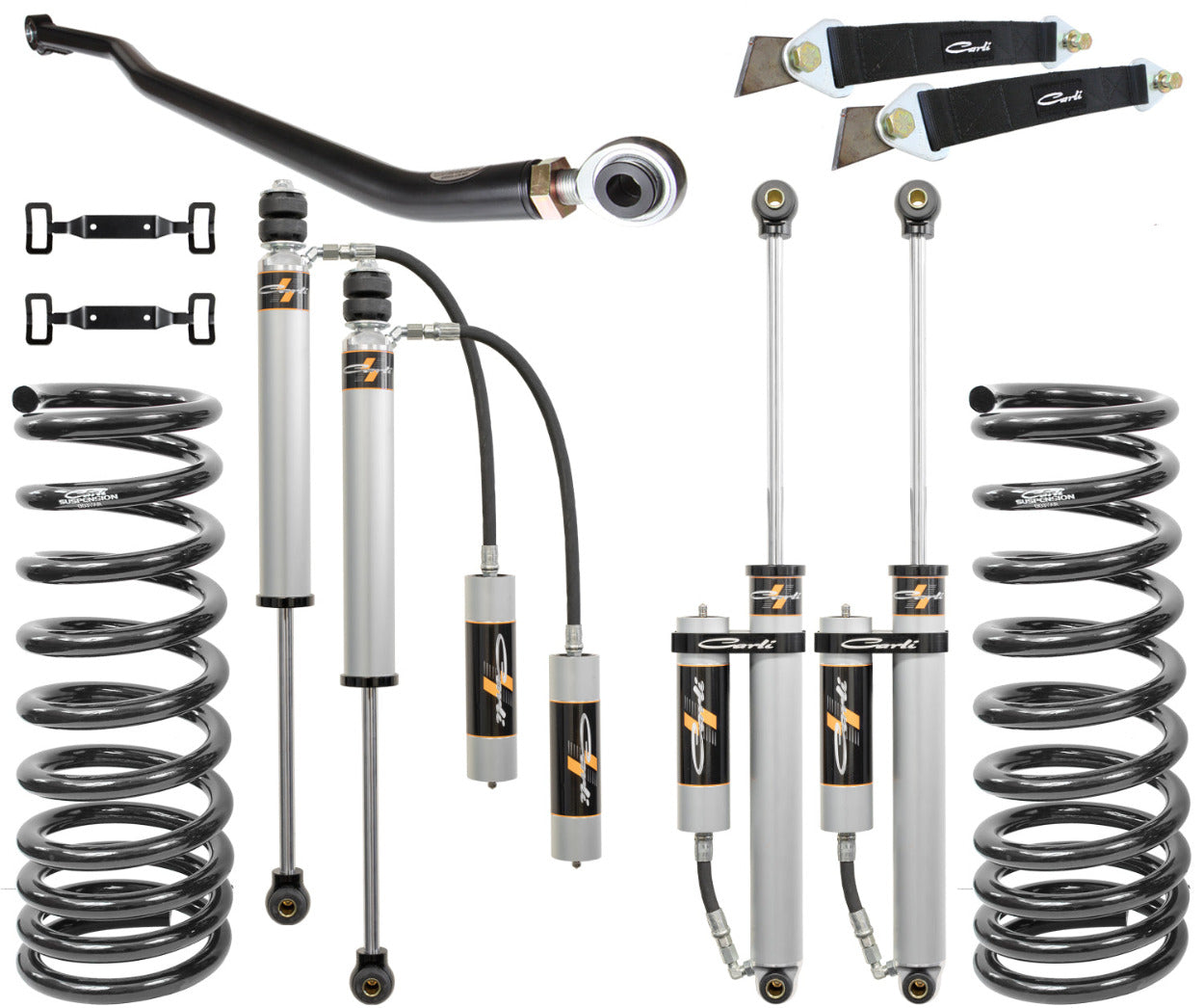 '03-09 Ram 2500/3500 Diesel Backcountry System Display of Included Parts
