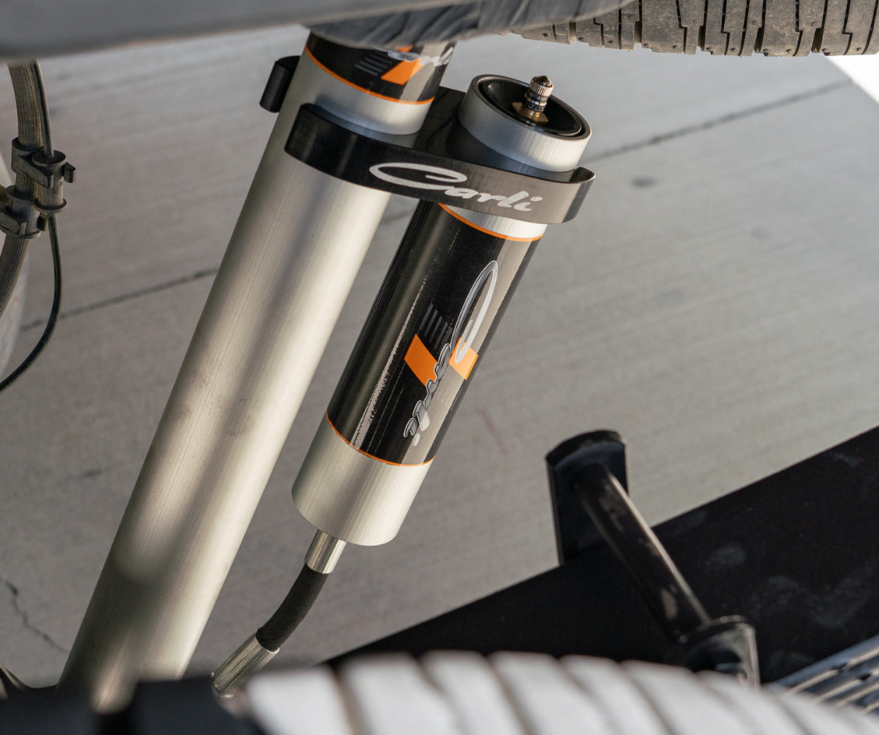 '10-13 Ram Diesel Carli Backcountry System - 3" Lift Close-up Display on Vehicle