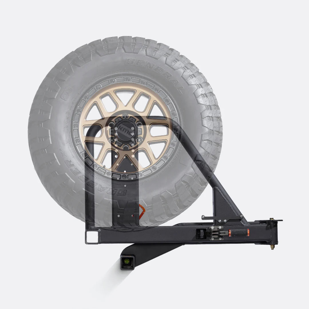 UltraSwing Multi-Fit Spare Tire Hitch Mount | RiGd Supply Front View