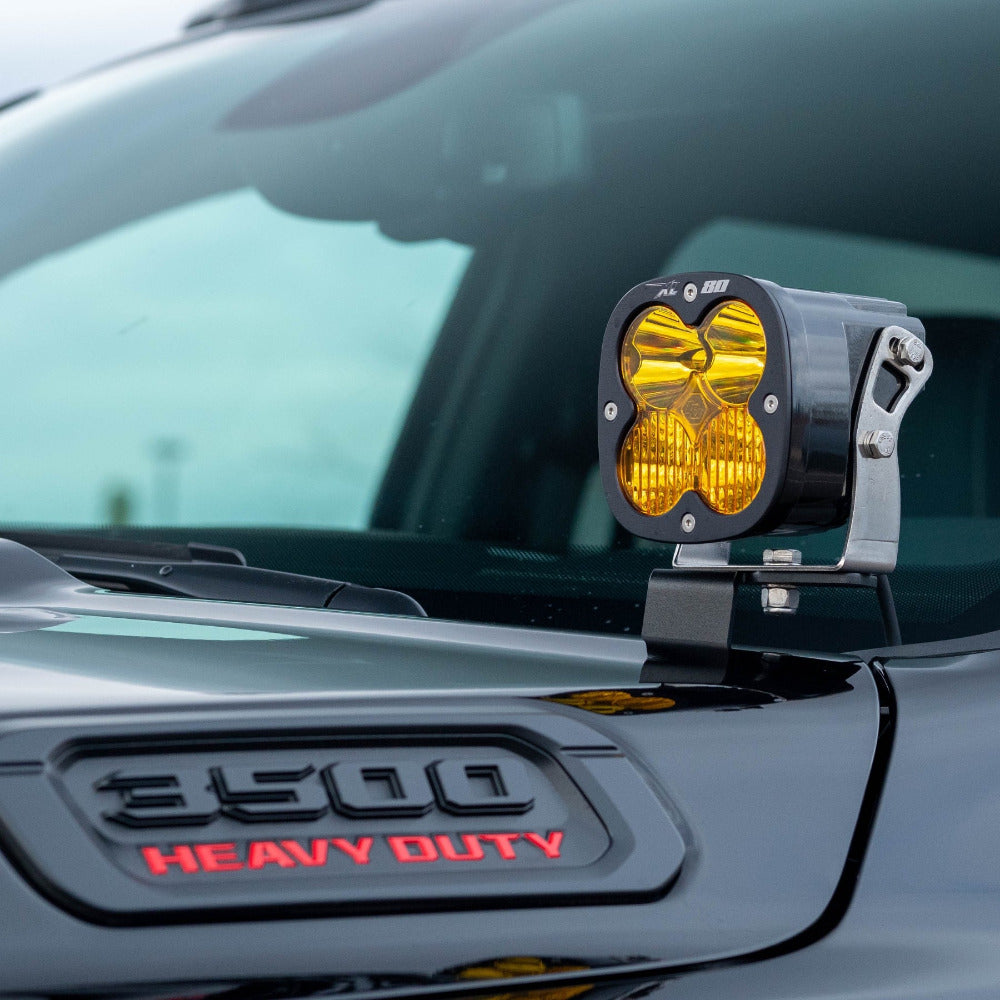 Baja Designs XL 80 LED Light Close-up Display on Vehicle