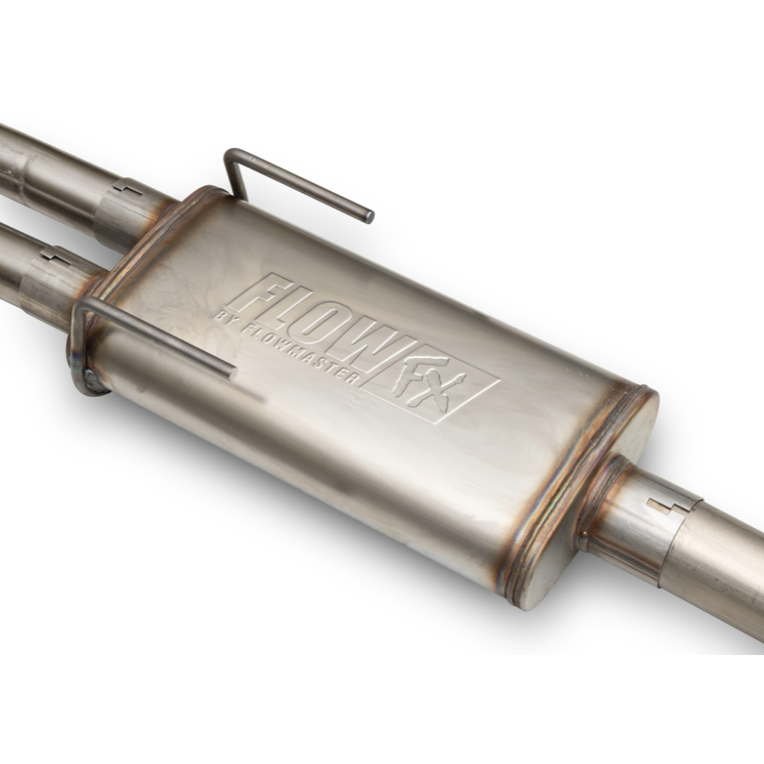 Flowmaster FlowFX Cat-Back Exhaust System Close-up Display