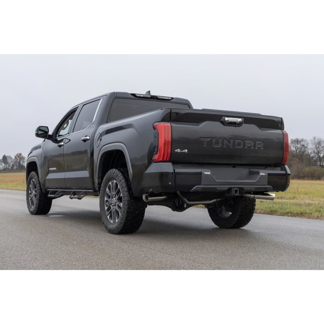 Flowmaster American Thunder Cat-Back Exhaust System Display on Vehicle