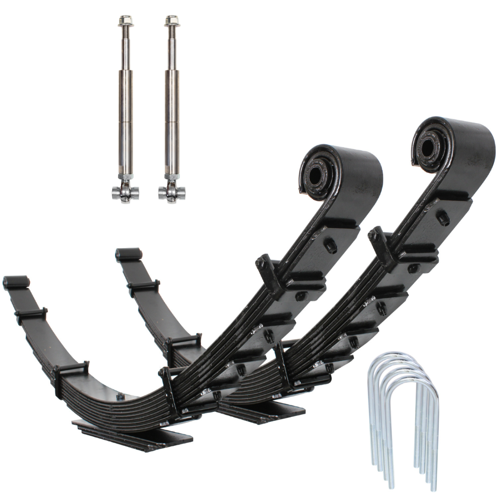 '05-07 Ford F250/350 3.0 Dominator System-4.5" Lift Display of included Parts