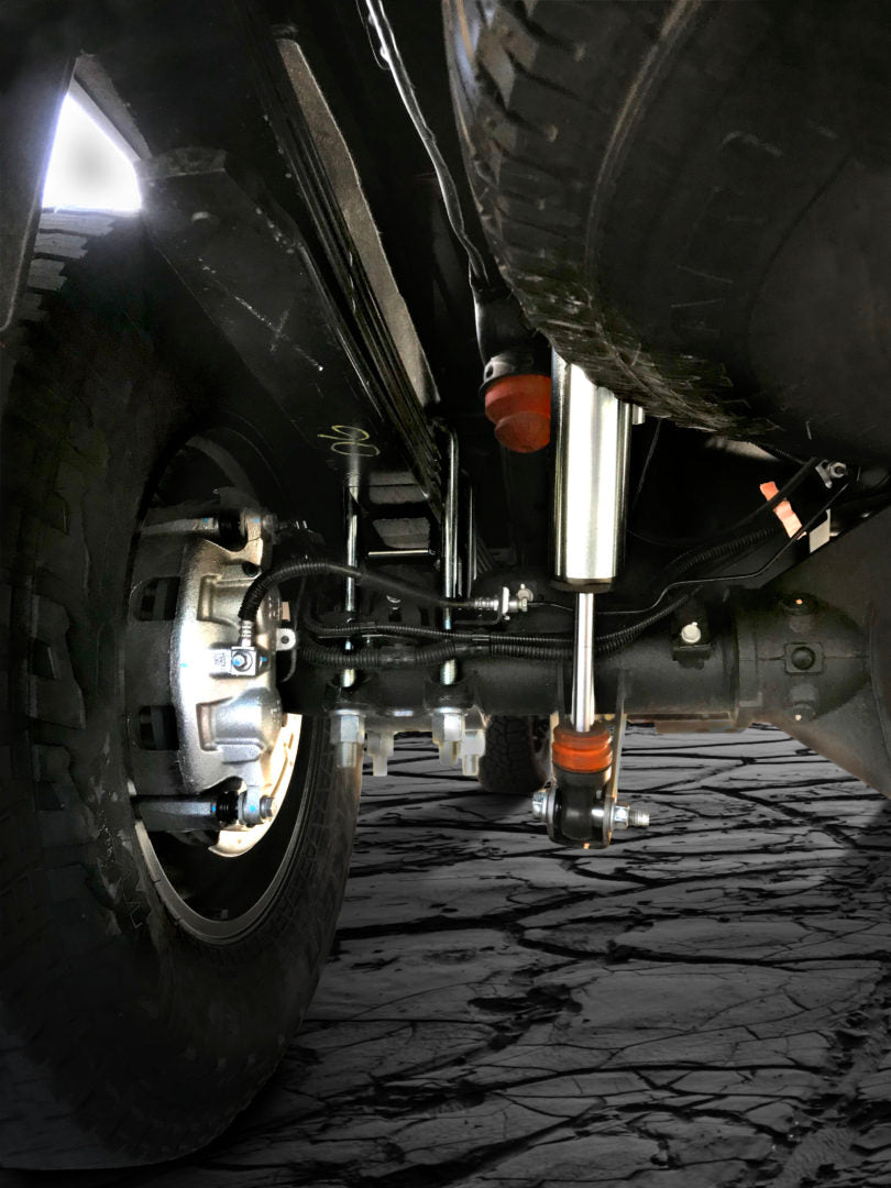 CST 20-25 GM 3500 4″ Stage 10 Suspension System Front View