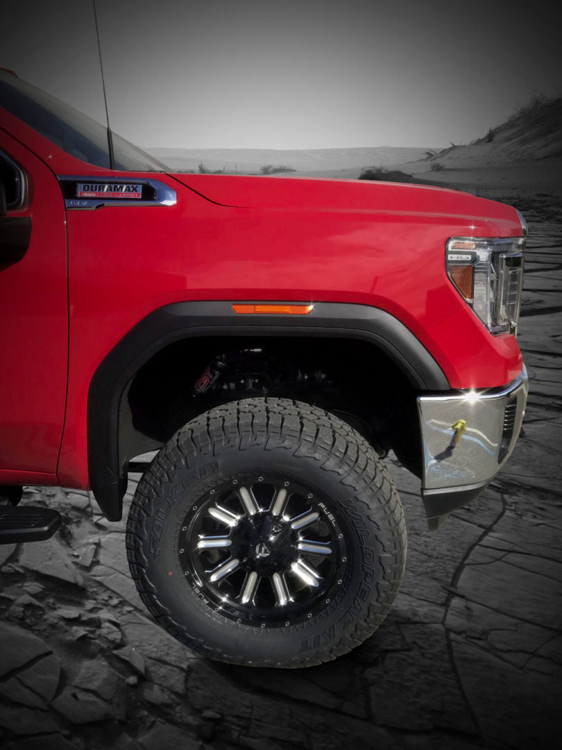 CST 20-25 GM 3500 4″ Stage 10 Suspension System Front View