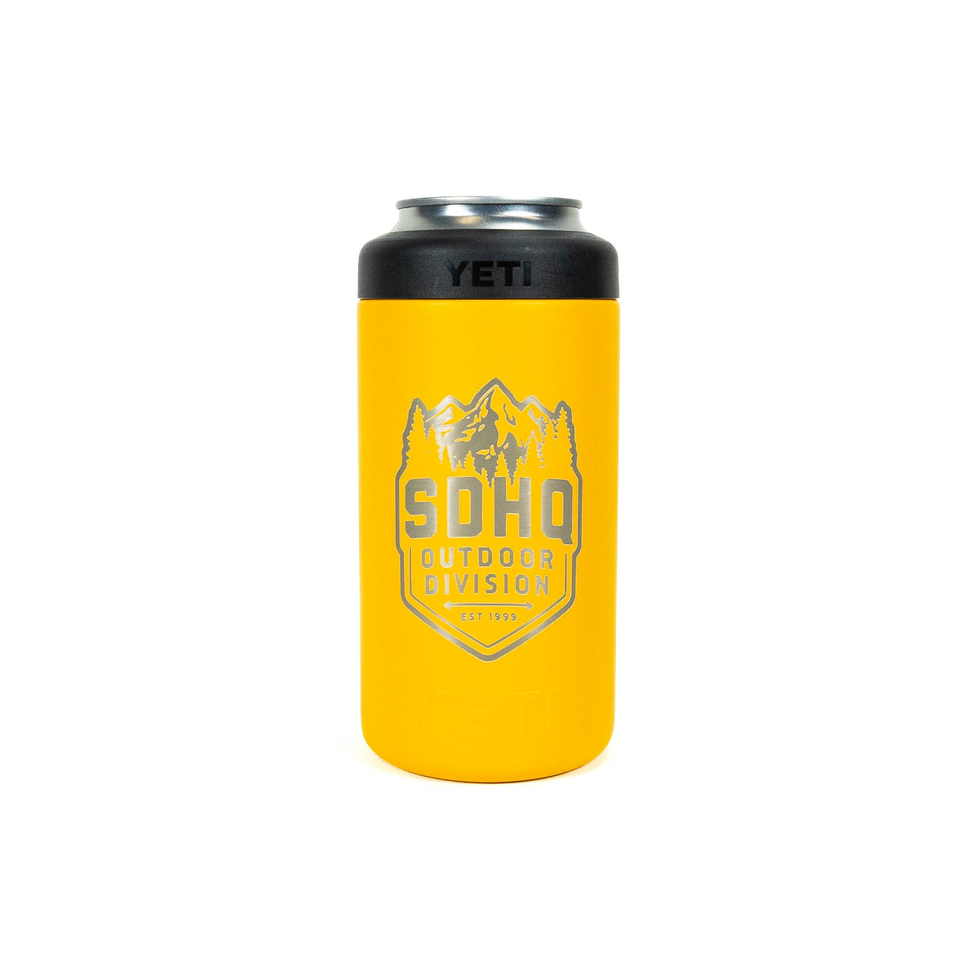 SDHQ Outdoor Division Yeti Rambler 16oz Colster Can Cooler | Alpine Yellow