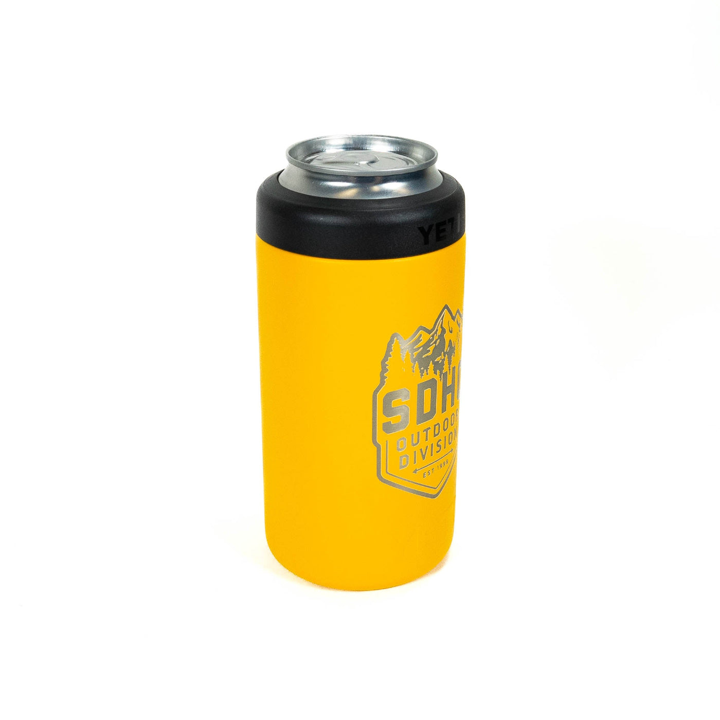 SDHQ Outdoor Division Yeti Rambler 16oz Colster Can Cooler | Alpine Yellow