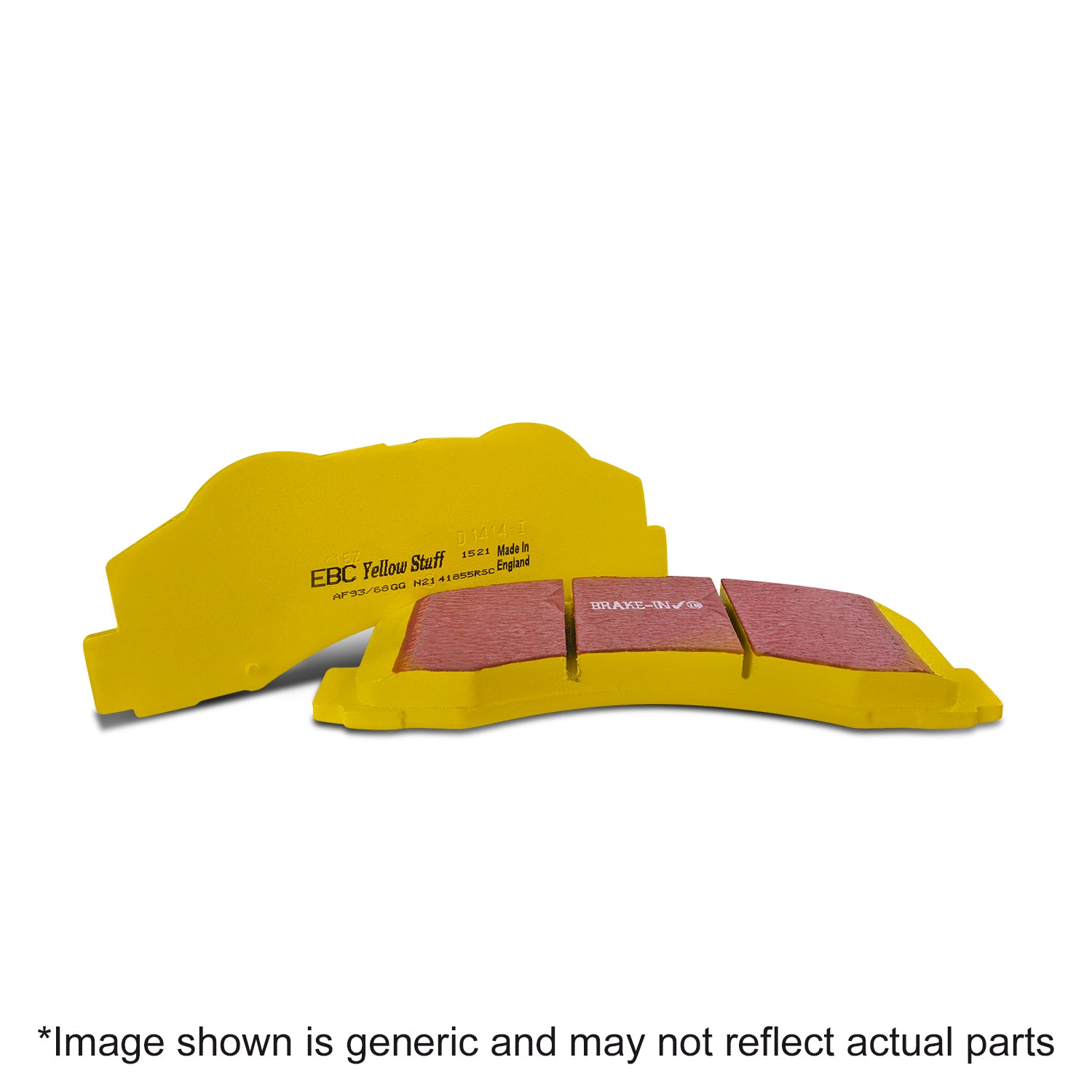 2023+ Ford Raptor R Front Yellowstuff Brake Pads Front View