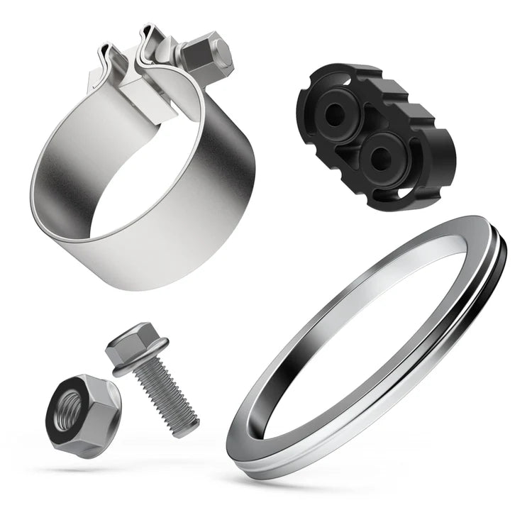 MagnaFlow 2021-2024 Ford Bronco Rock Crawler Series Cat-Back Performance Exhaust System Front View