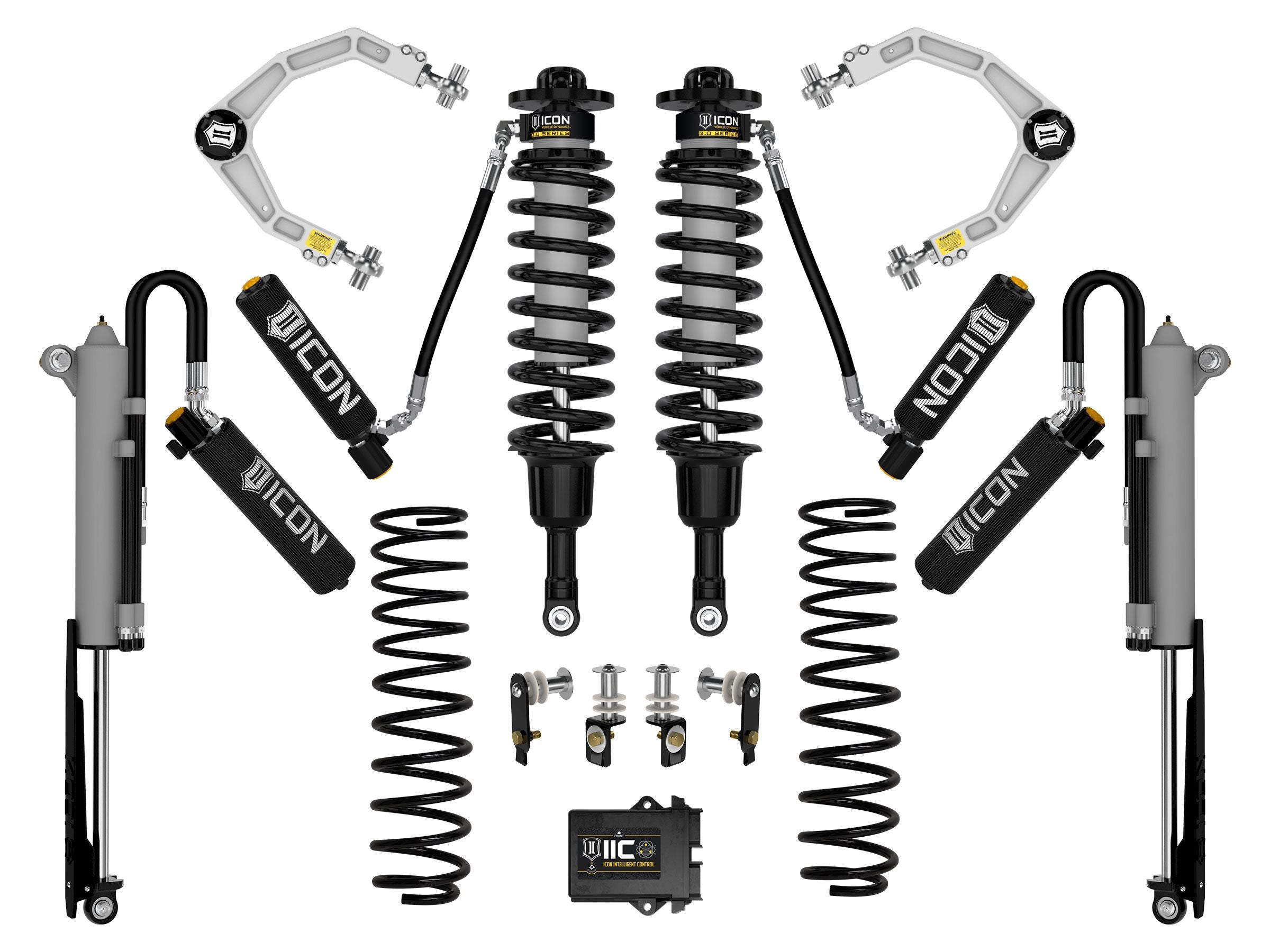 ICON 2021-2025 Ford F-150 Raptor, 1-3" Lift, Stage 4 Suspension System, Overland Rear Springs