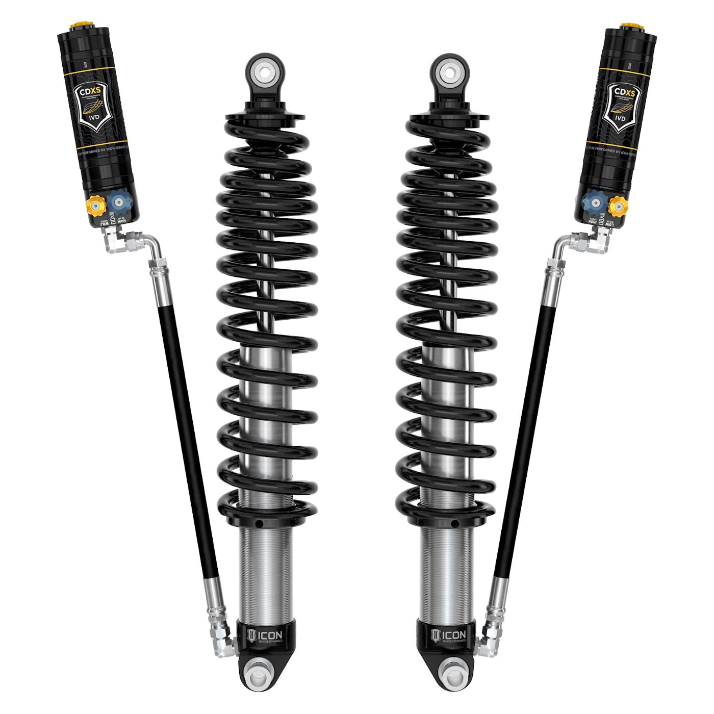 21-23 BRONCO REAR 2.5 VS RR CDXS COILOVER KIT Front View