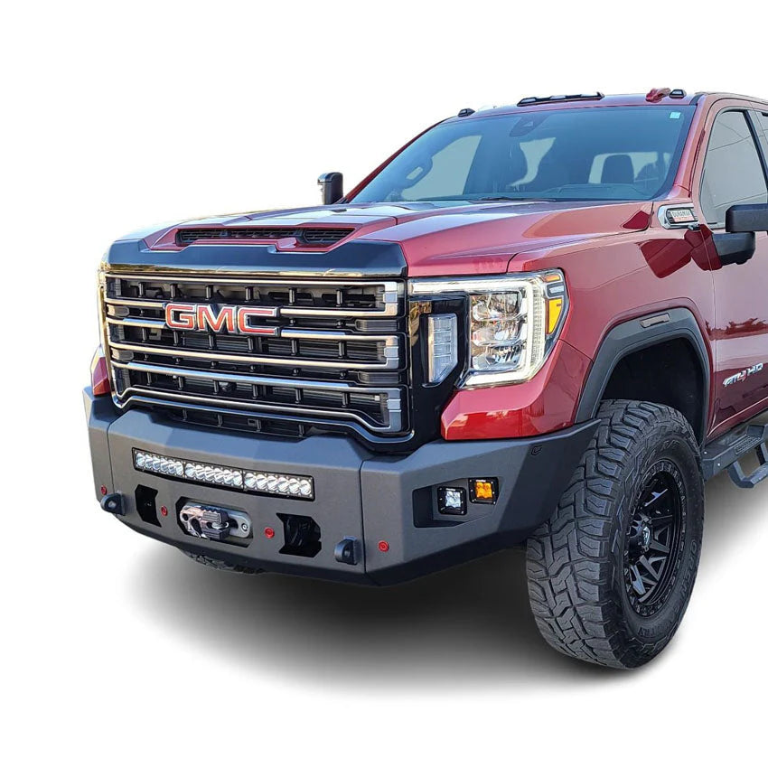 2020-2023 GMC SIERRA 2500/3500 ATTITUDE FRONT WINCH BUMPER Front View
