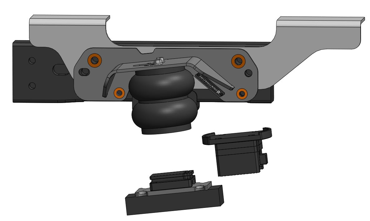 2011-2019 GM/CHEVY 2500/3500 Air Bag Kit Front View