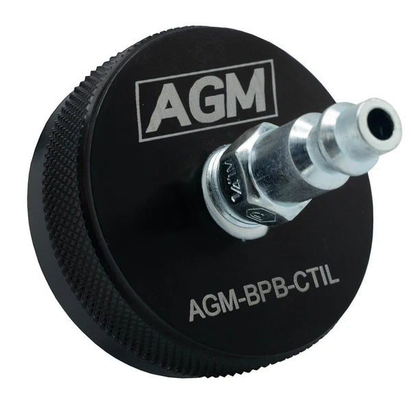 AGM | Brake Reservoir Adapter - Tilton Front View Black