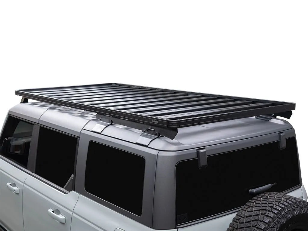 '21+ Bronco 4-Door w/ Hard Top Slimline II Roof Rack Display on Vehicle (Top View)