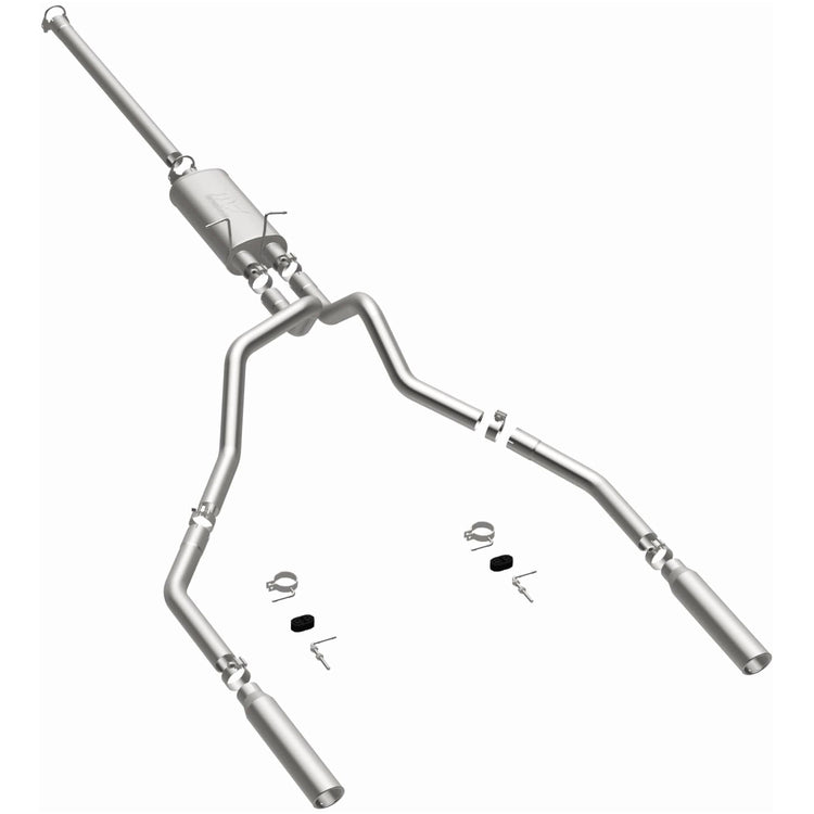 MagnaFlow Street Series Cat-Back Performance Exhaust System 15749 Front View
