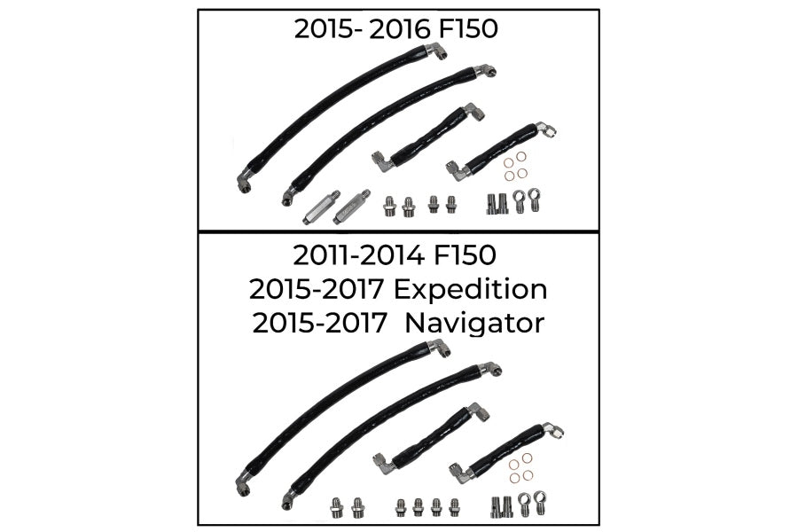 Full-Race 2011-2016 Ford F-150 Turbocharger Coolant Line Upgrade Kit