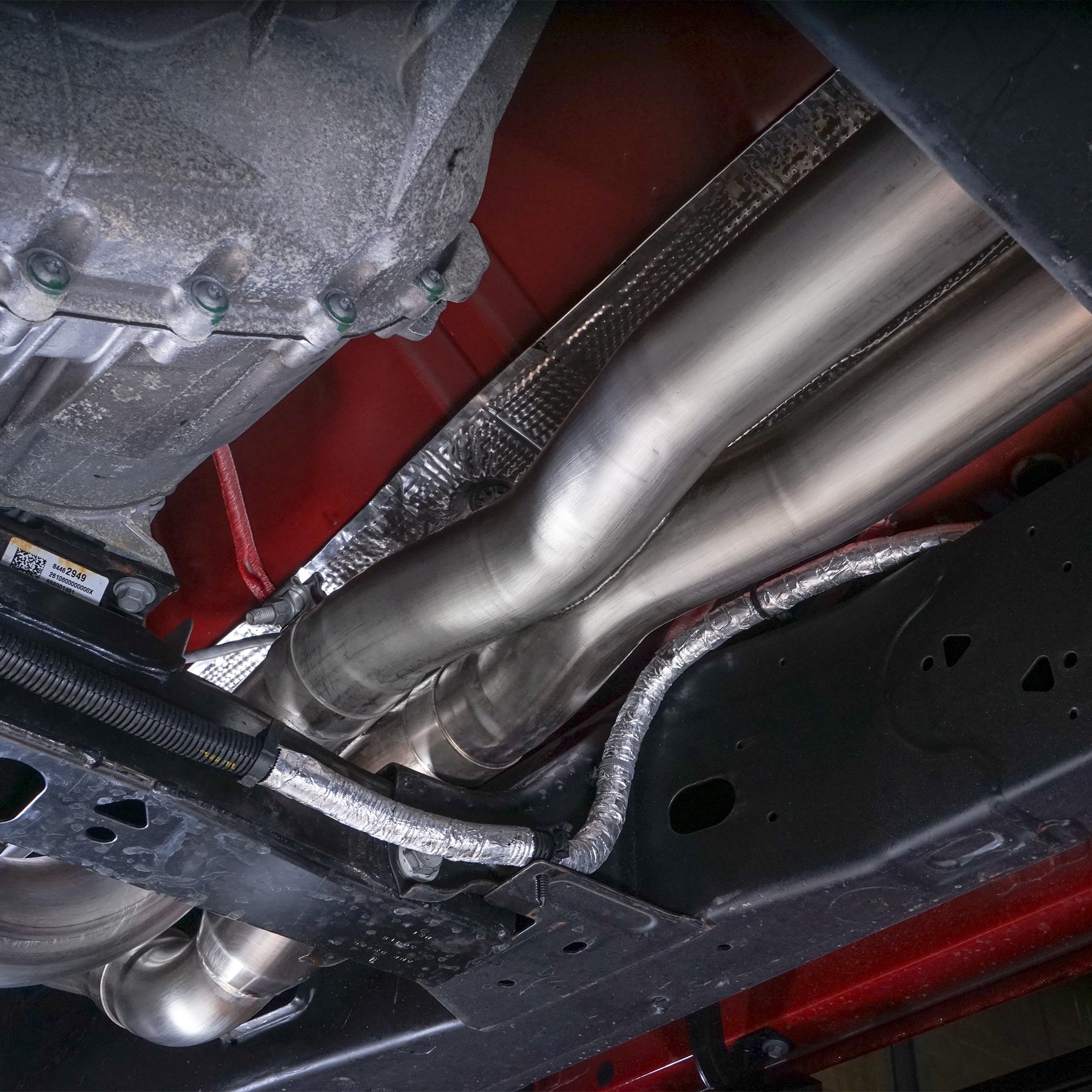 2019-21 Silverado Long Tube Header Kit Front View