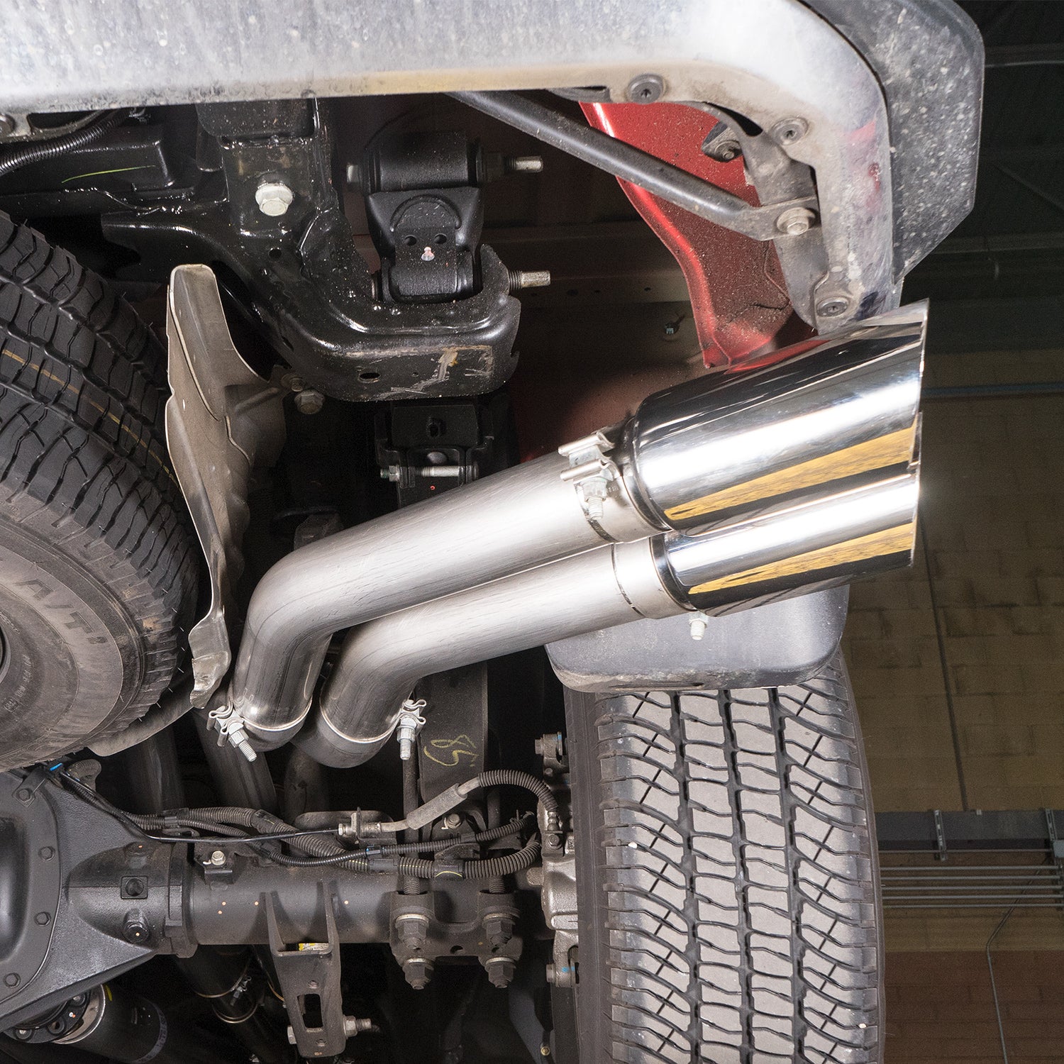 2020-23 Silverado HD 6.6L Catback Front View