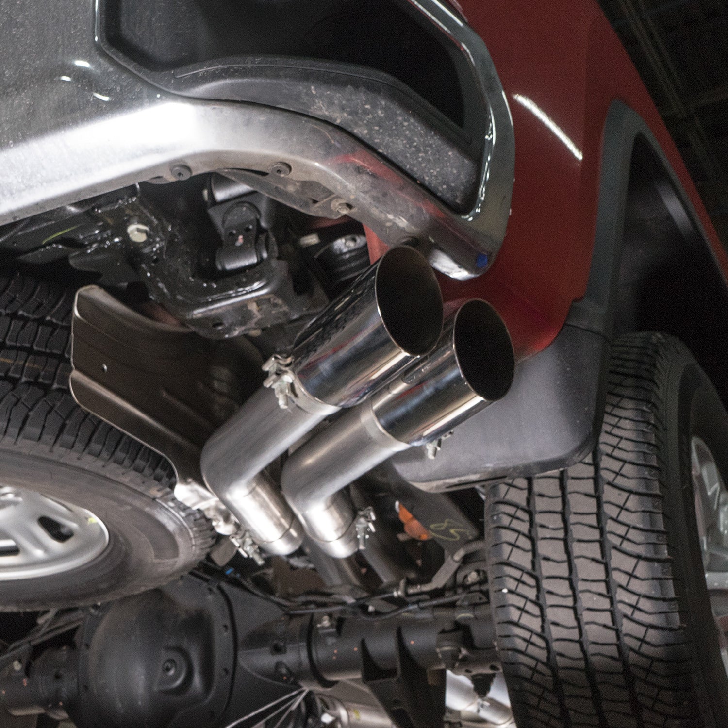 2020-23 Silverado HD 6.6L Catback Front View