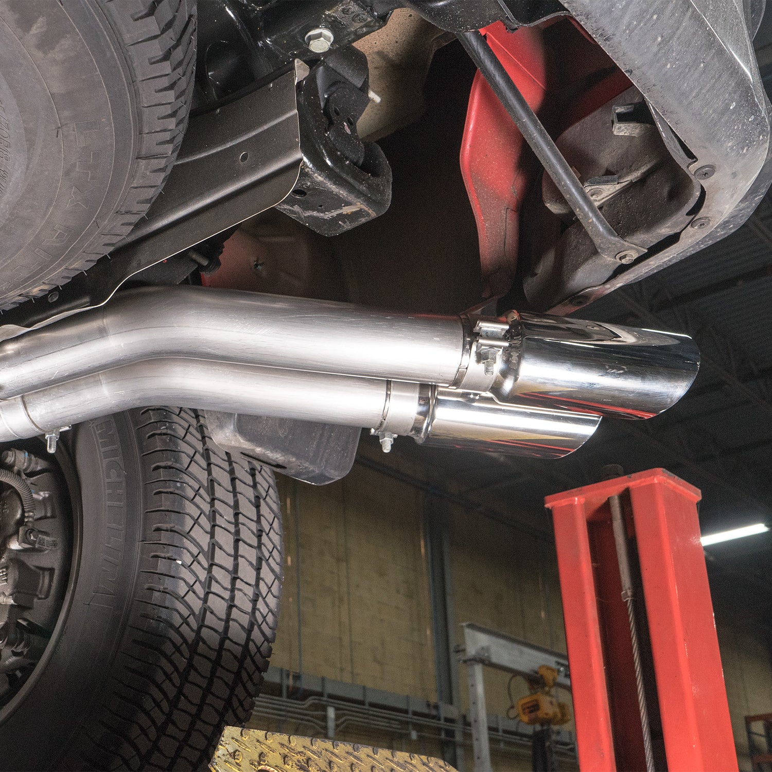 2020-23 Silverado HD 6.6L Catback Front View