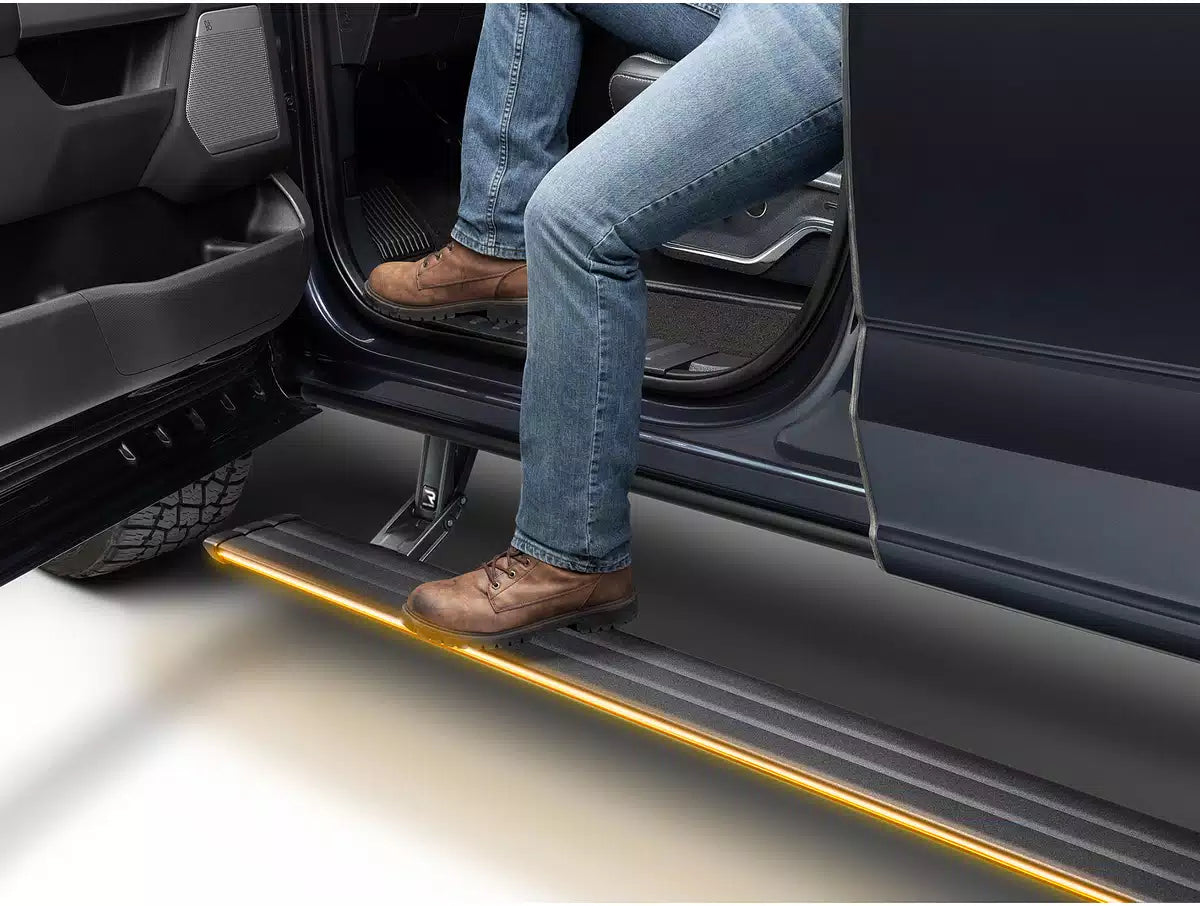 AMP Research PowerStep Vision 2022-2025 Silverado/Sierra 1500 Front View