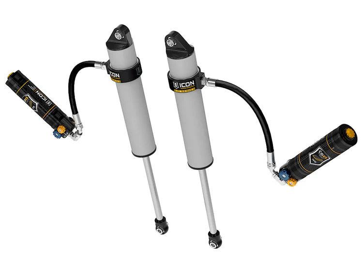 ICON 2011-2026 GM 2500/3500 HD, 0-2" Lift, Rear, V.S. 3.0 Series Shock Absorbers, Remote Reservoir w/ CDXS, Pair