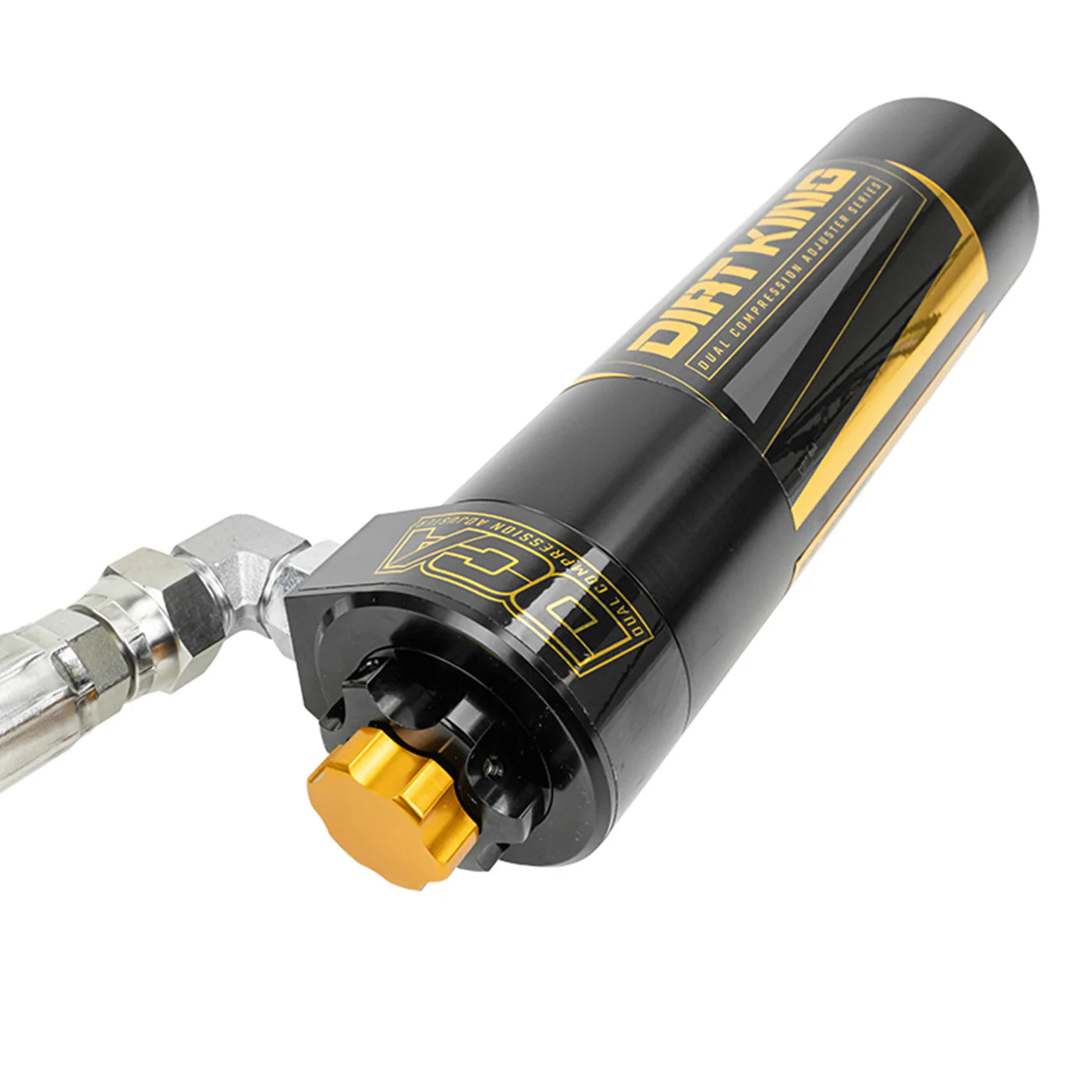 2024–2025 Toyota Tacoma 2.5 Smooth Body Shocks | DCA Remote Reservoir Front View