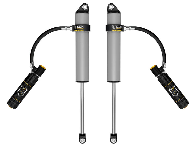 ICON 2017-2026 Ford F-250/F-350 Super Duty 4WD, 0-3” Lift, Rear, V.S 3.0 Series Shock Absorbers, Remote Reservoir w/ CDEV, Pair