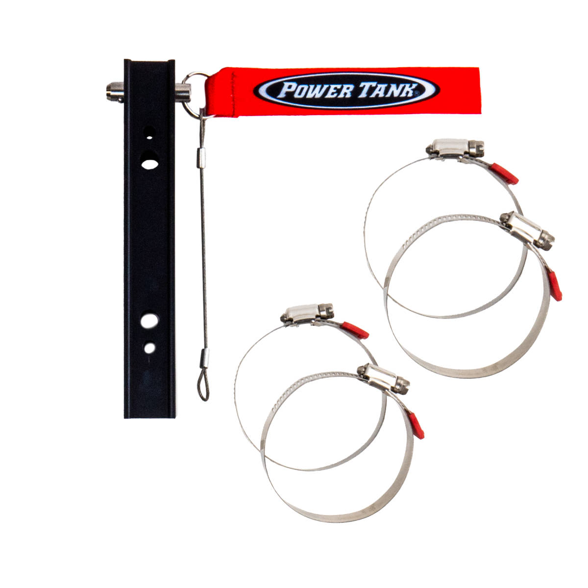 Quick-Release Bracket - 2.5 lb ABC Fire Exinguisher, Power Shot, Pro Eagle Phoenix CO2 Jack