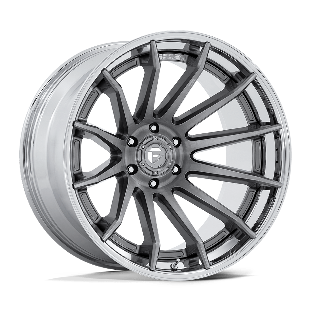 Fuel Wheels | BURN Front View Grey