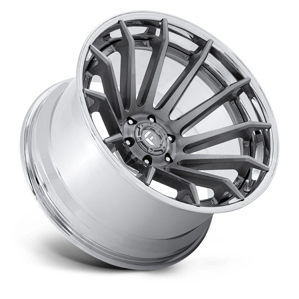 Fuel Wheels | BURN Front View Grey