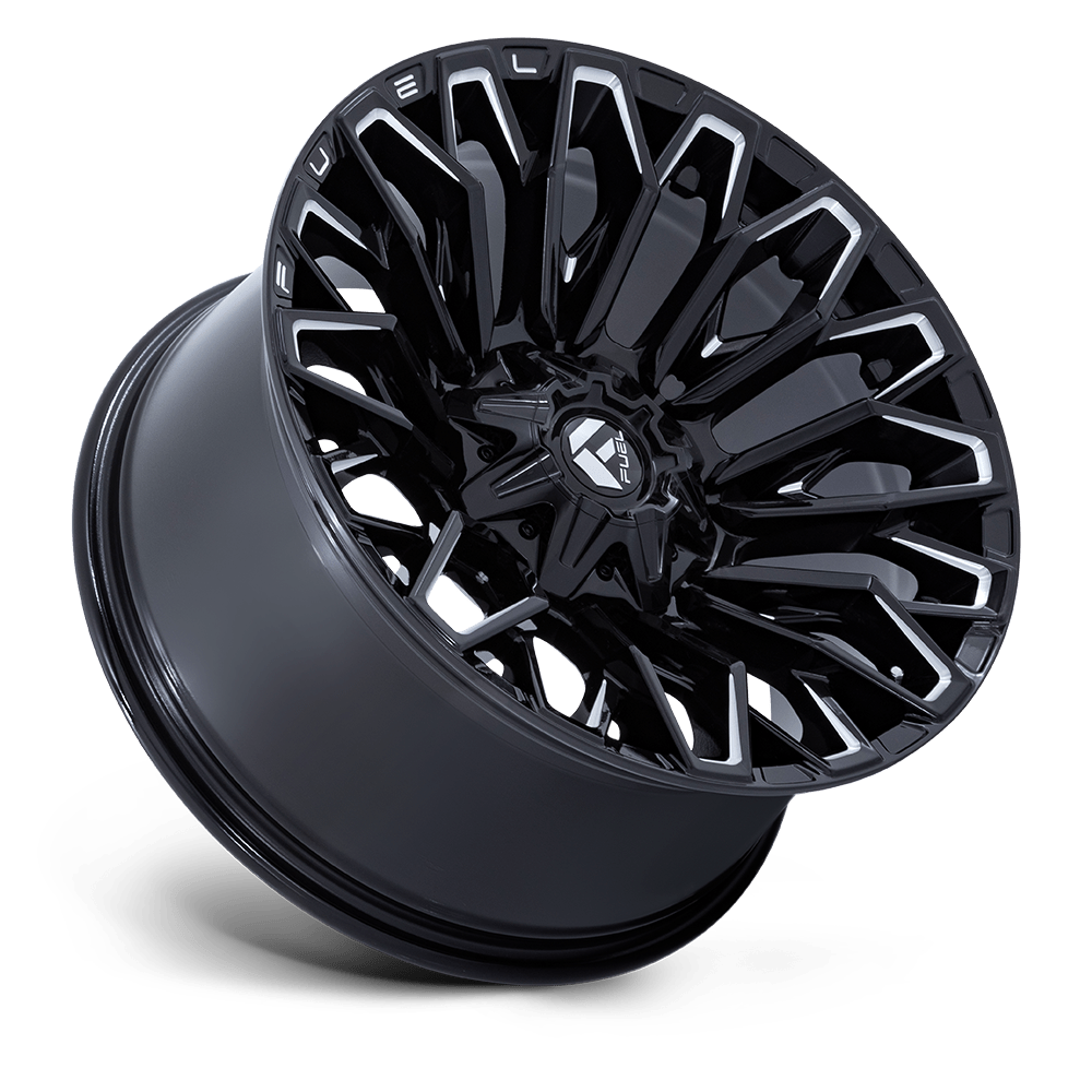 Fuel Wheels | STRIKE Front View Black