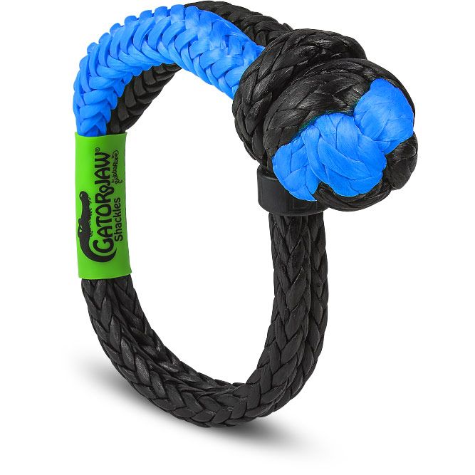 1/2" NexGen PRO Gator-Jaw® Synthetic Soft Shackle - Blue and Black