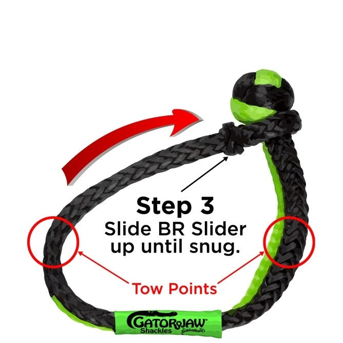 3/8″ Patriot NexGen PRO Gator-Jaw® Synthetic Soft Shackle