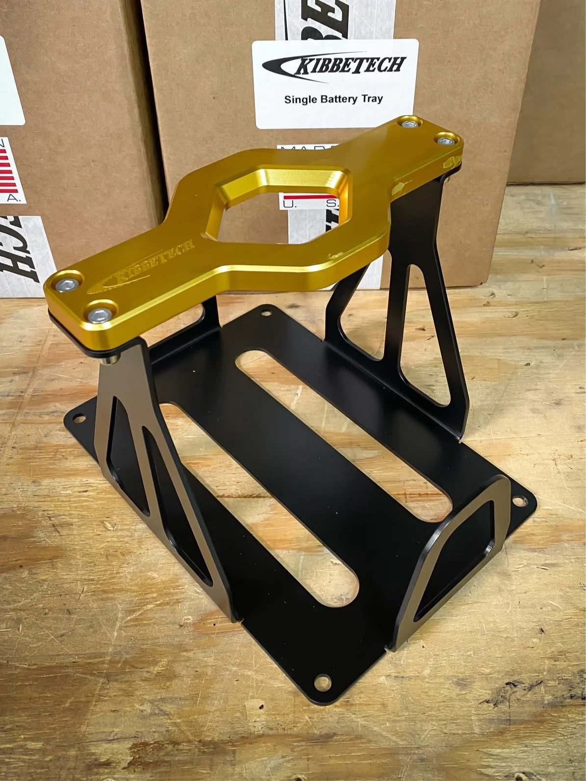 Kibbetech Single Battery Tray Kit display