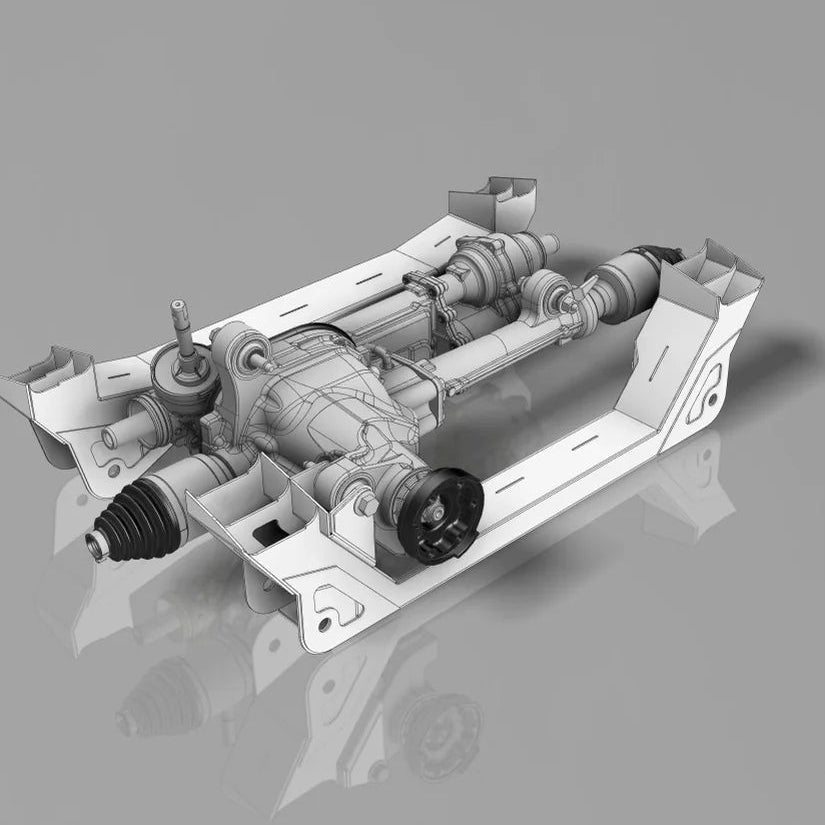 FORD RAPTOR GEN1/GEN2 & 2009+ F150 HEAVY DUTY REAR A-ARM CROSSMEMBER Front View