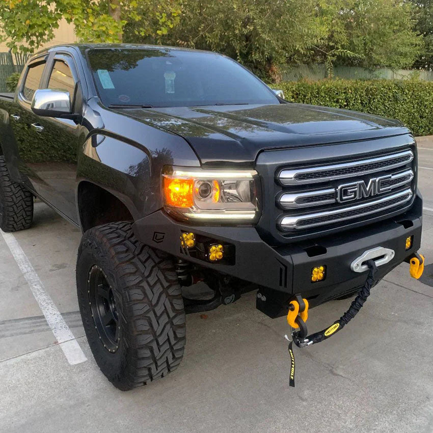 2015-2019 GMC CANYON OCTANE FRONT WINCH BUMPER Front View