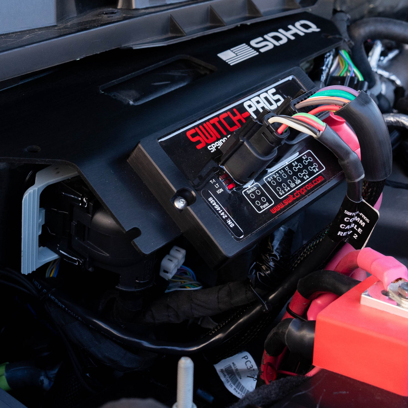 '23-25 F250/F350 Switch Pros Complete Kits power module mount installed