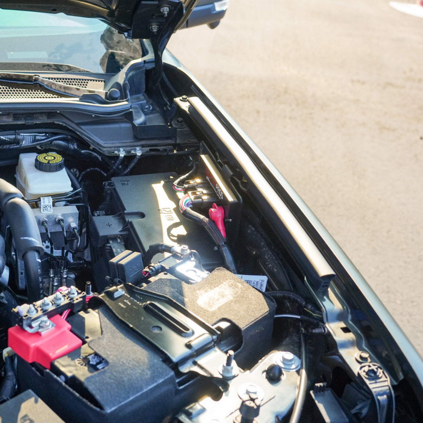 '24 Ford Ranger Complete Switch Pros Kit Power Module Mount installed