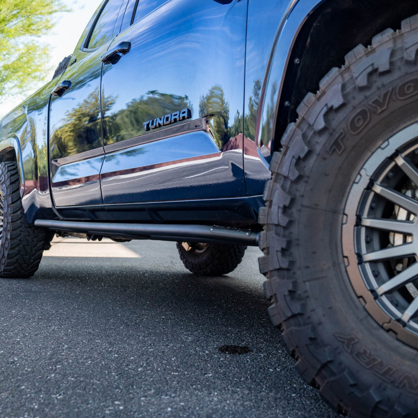 '22-25 Toyota Tundra SDHQ Built Rock Sliders installed
