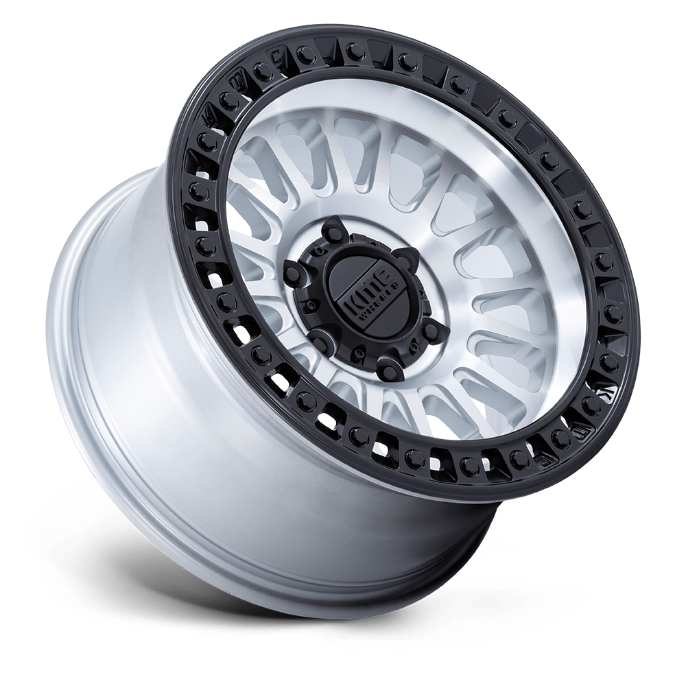 KMC WHEELS | IMS MACHINED W/ MATTE BLACK LIP