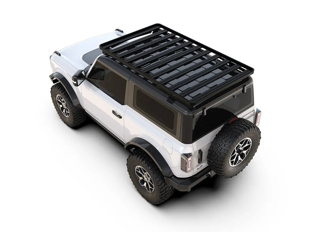 '22+ Bronco 2-Door Slimline II Roof Rack Display on Vehicle (Top View)