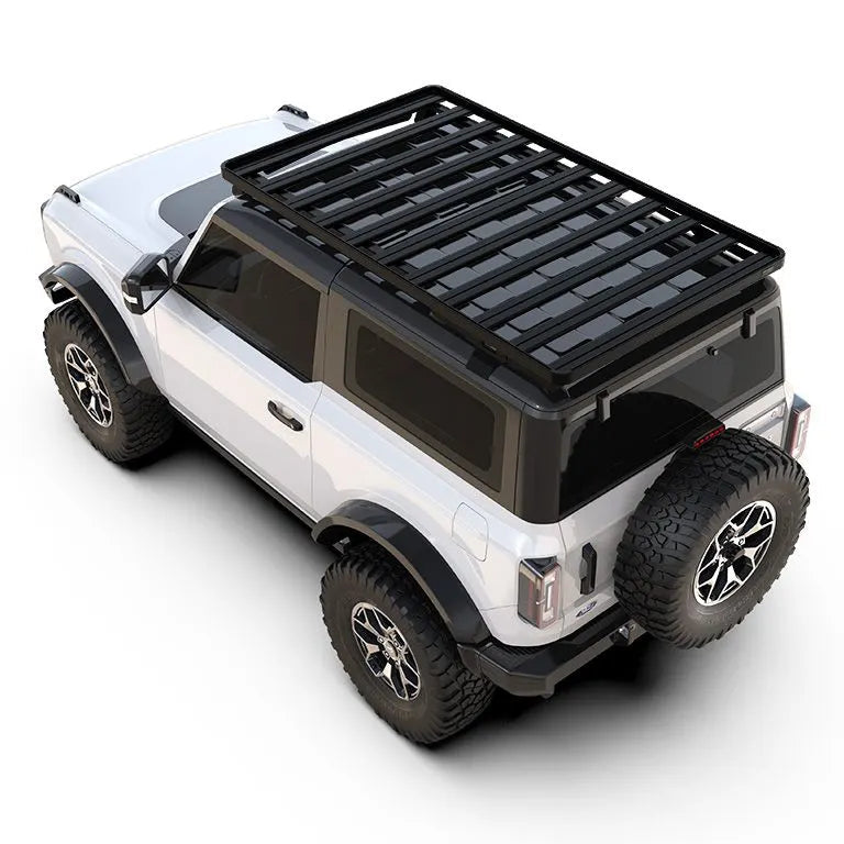'22+ Bronco 2-Door Slimline II Roof Rack Display on Vehicle (Top View)
